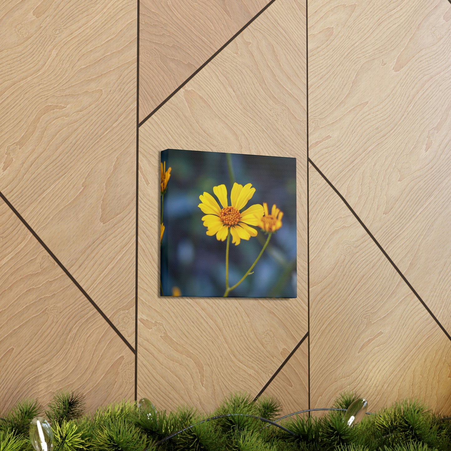 Yellow Wildflower Canvas 1
