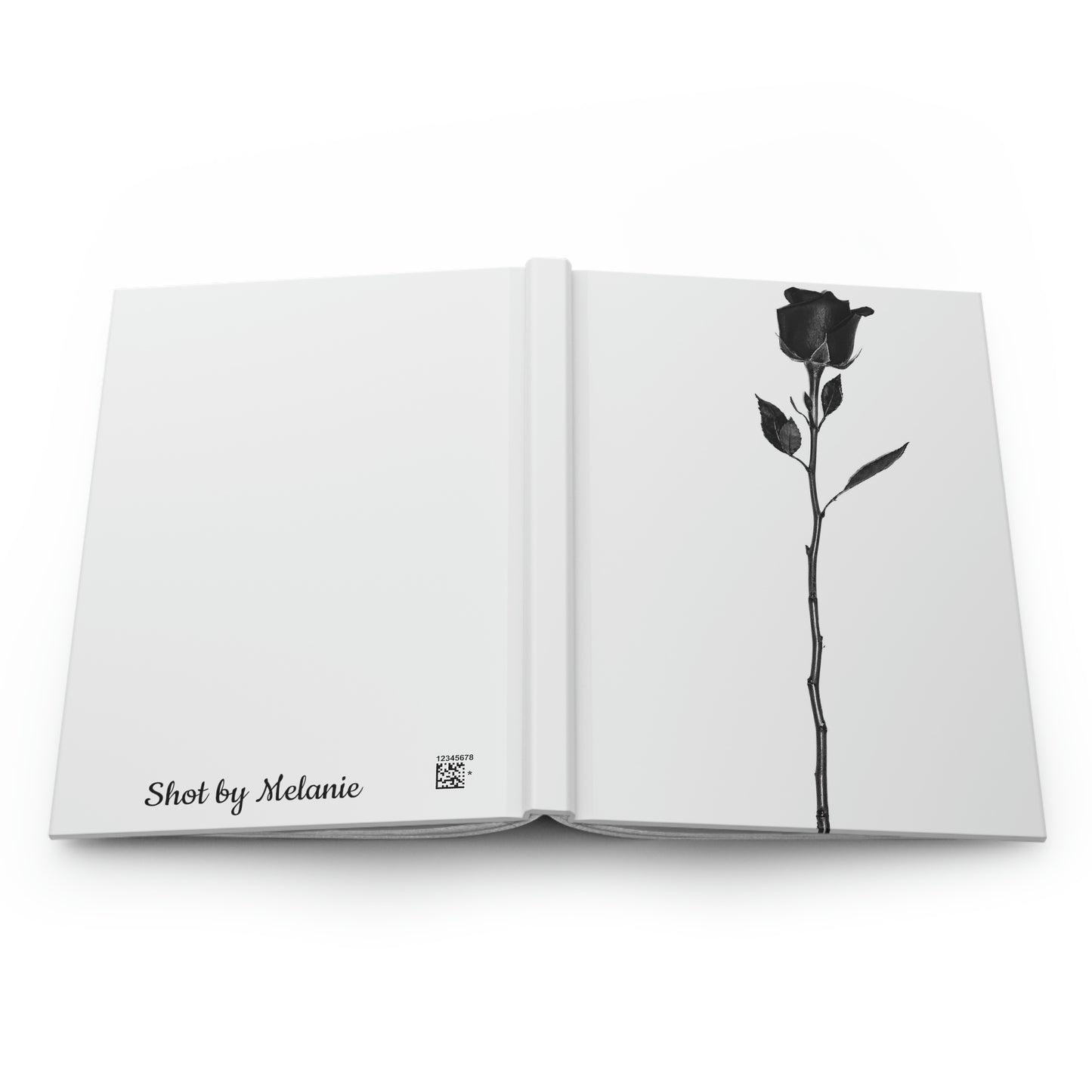 Signature Rose Hardcover Journal - White