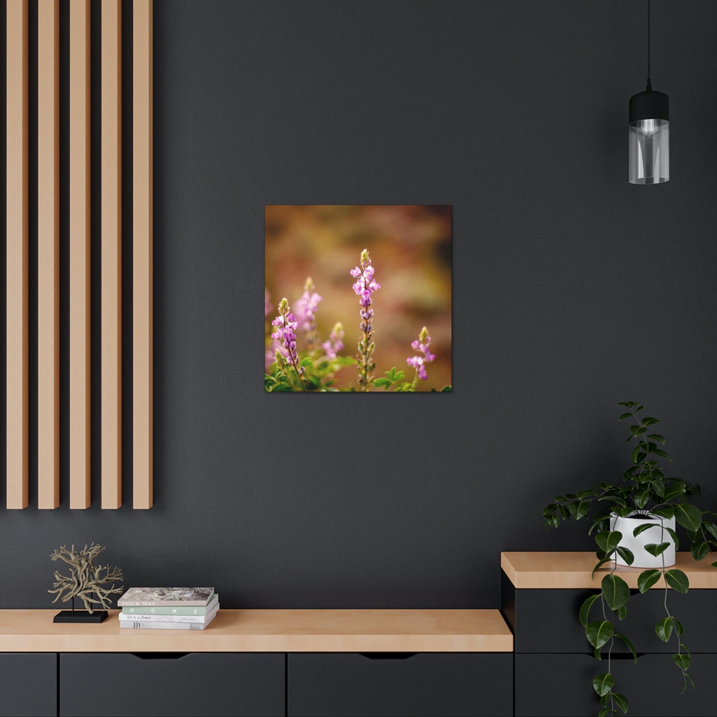 Purple Wildflower Canvas