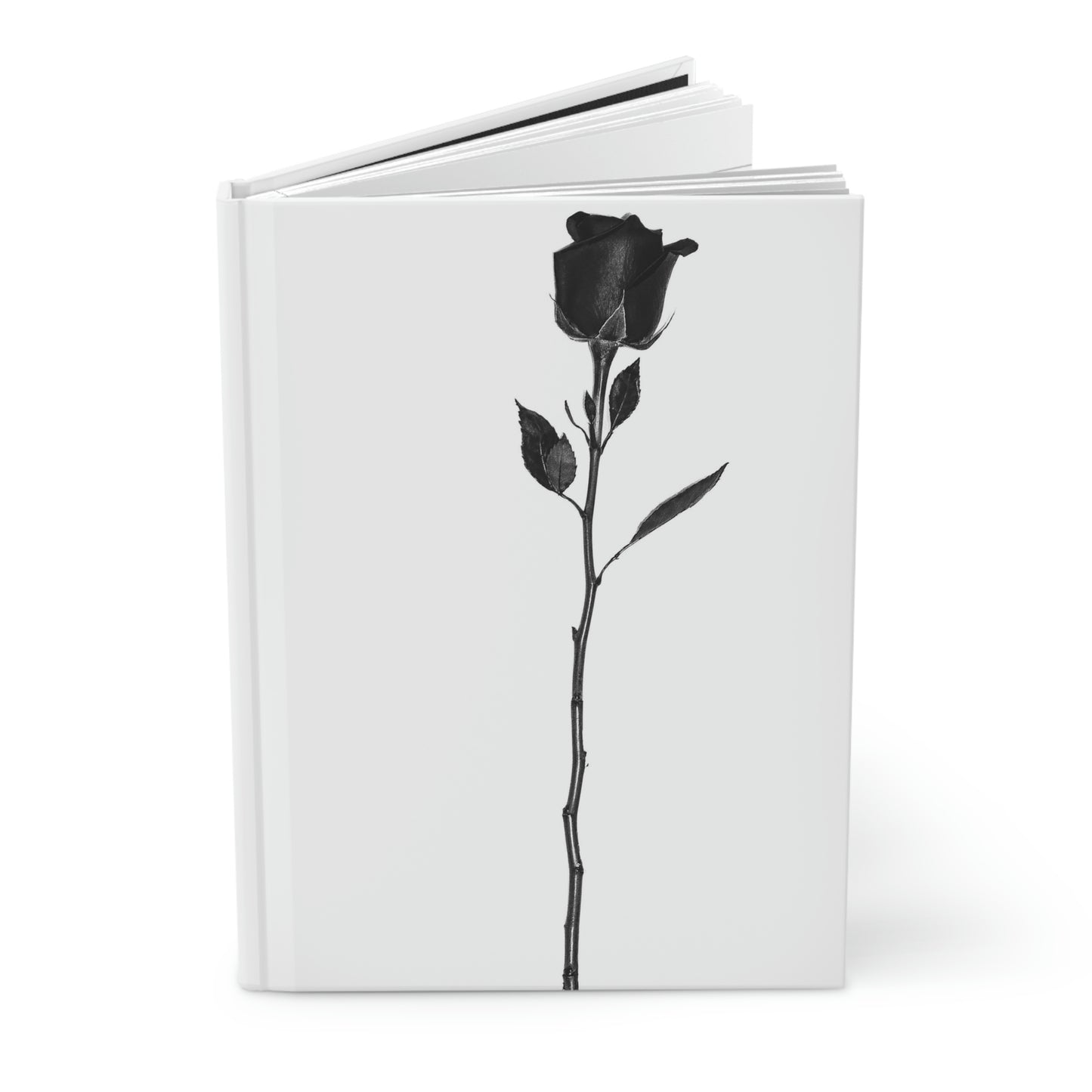 Signature Rose Hardcover Journal - White