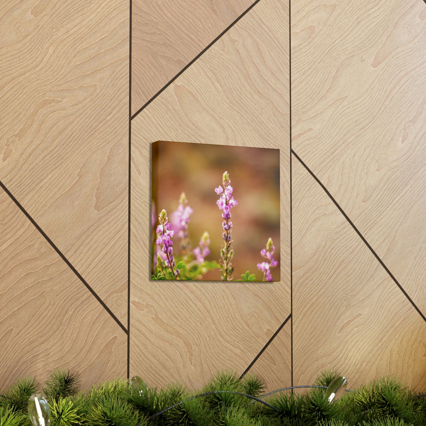 Purple Wildflower Canvas