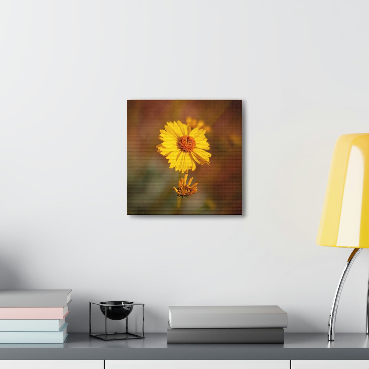 Yellow Wildflower Canvas 3