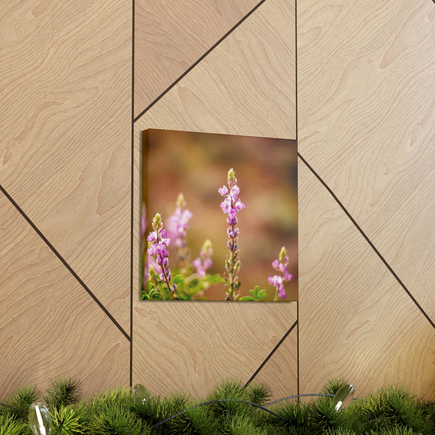 Purple Wildflower Canvas