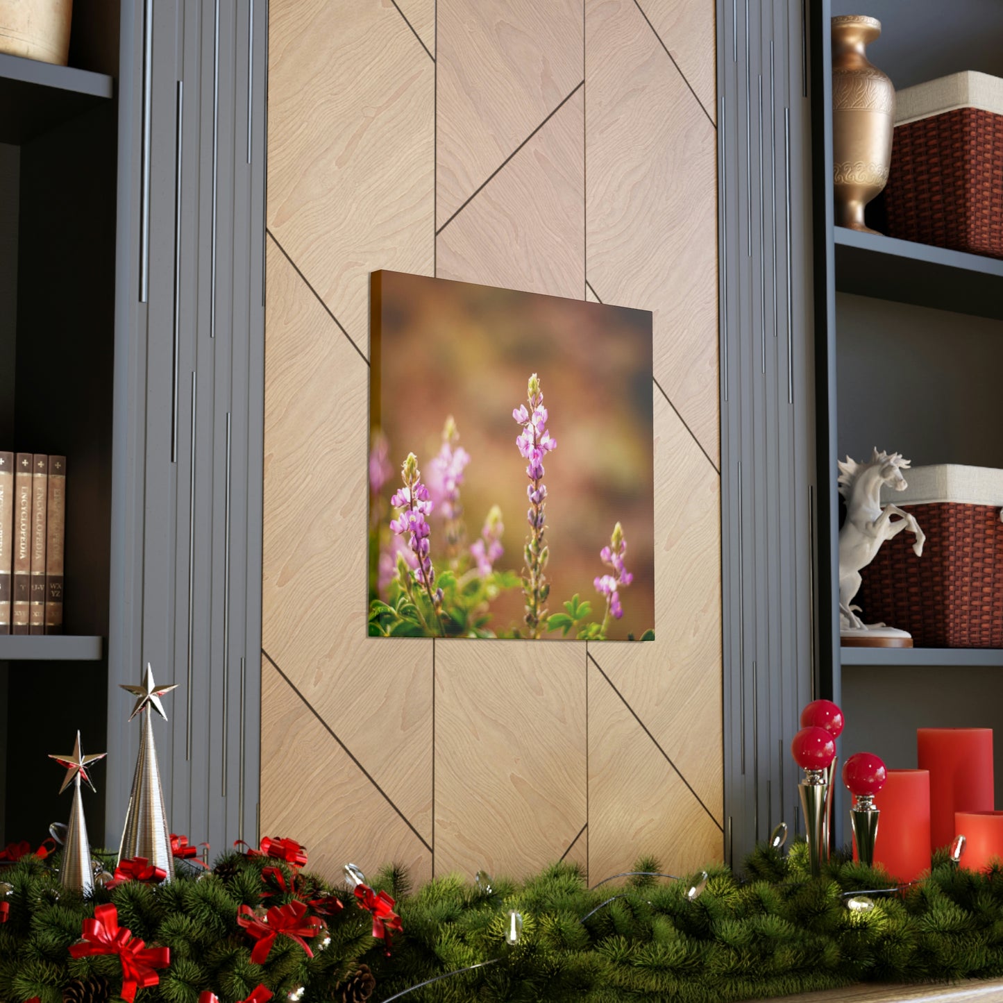 Purple Wildflower Canvas