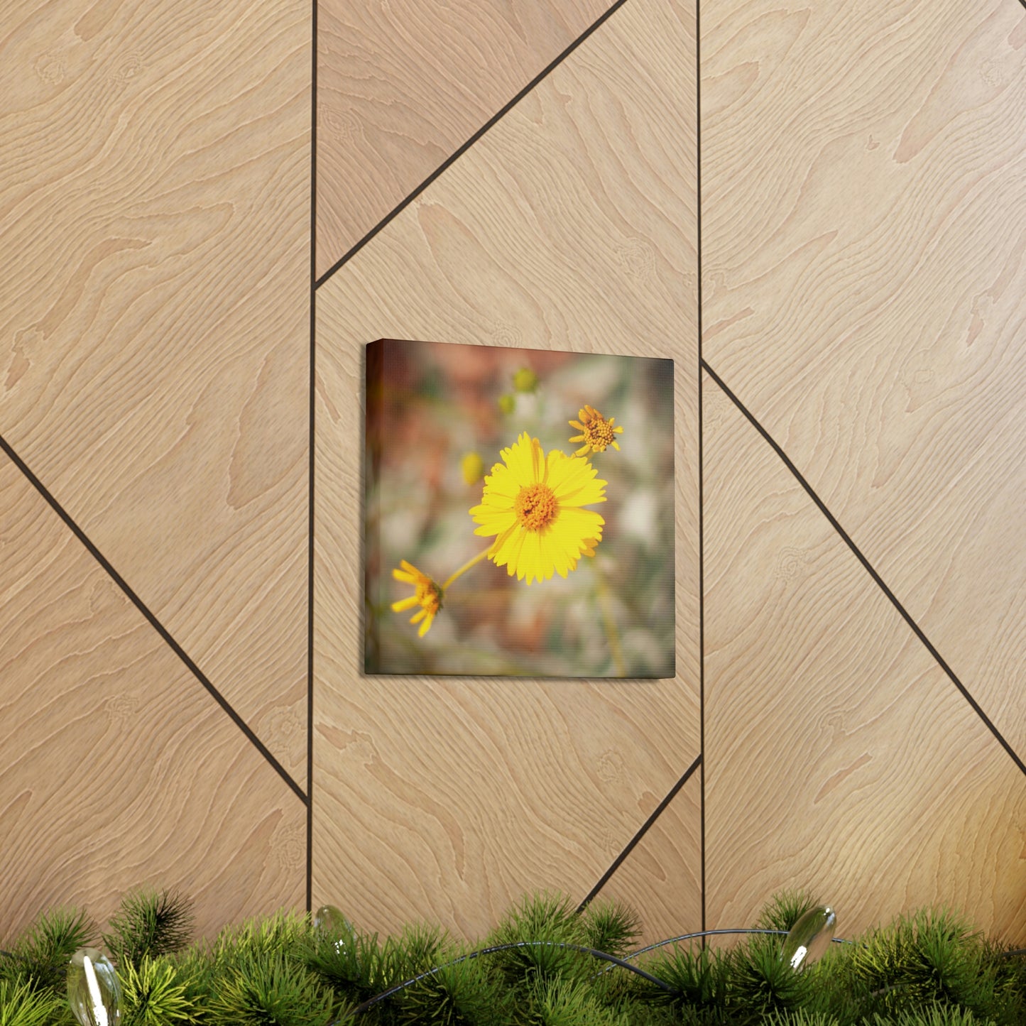 Yellow Wildflower Canvas 2