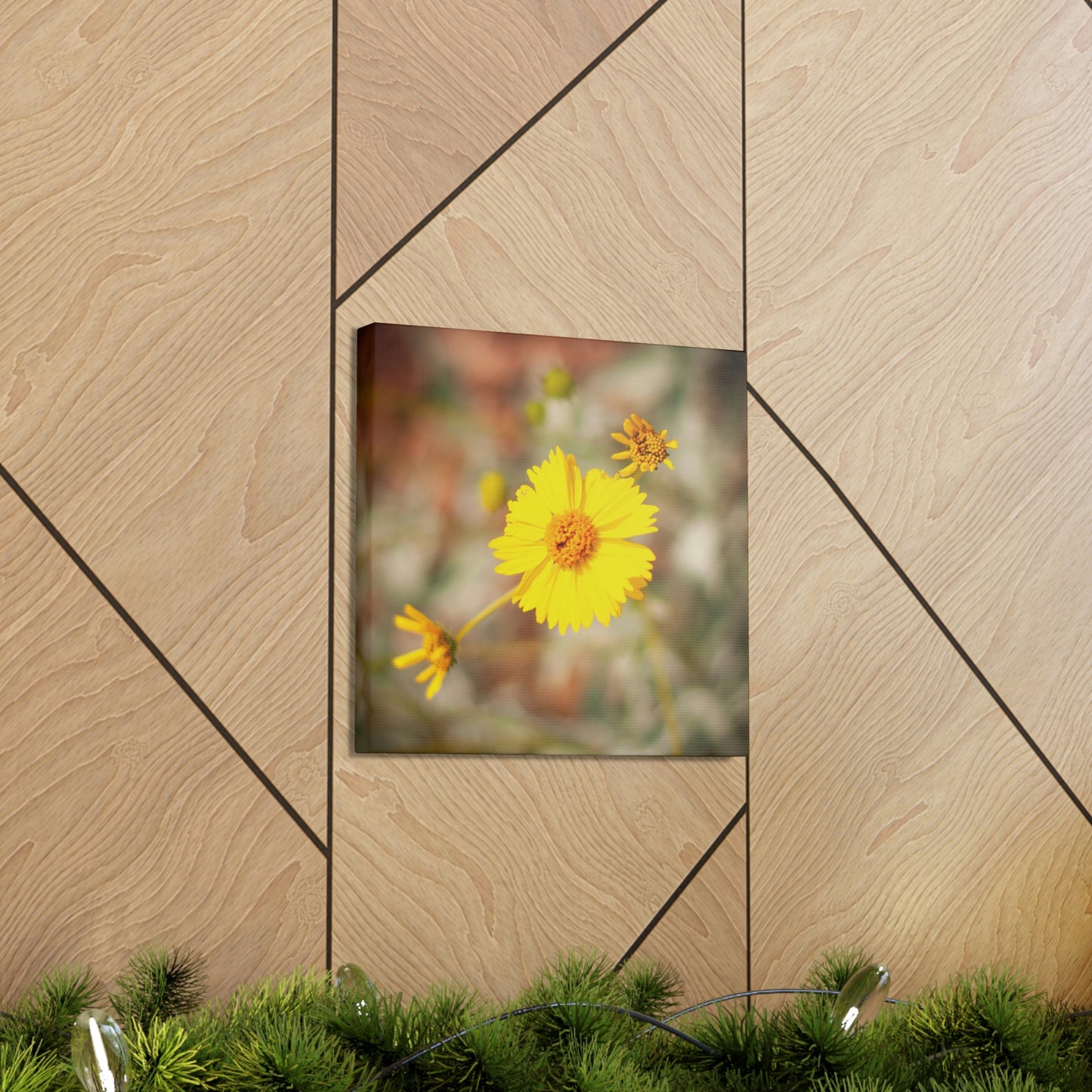 Yellow Wildflower Canvas 2